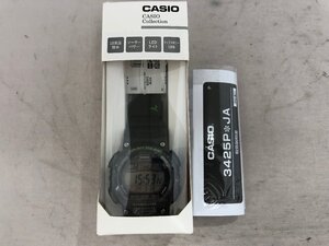 【CASIO】カシオ スタンダード　メンズ腕時計　ブラック×グリーン　SY01-FHT