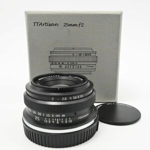 新品級の極上美品/動作◎　TTArtisan 25mm F2 レンズ マニュアルレンズ APS-C Nikon Zマウント