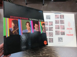 三P1■LP★ROSWELL RUDD（ラズウェル・ラッド）impulse! US盤 AS9126//ラベル ABC-PARAMAOUNT Records, Inc.//両面LW刻印「EVERYWHERE」