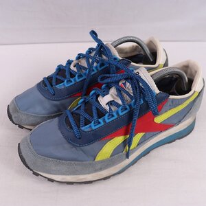 Reebok CLASSIC LEATHER LEGACY AZ 26.5cm/リーボック クラシック レザー レガシー AZ スニーカー 青 赤 イエロー 中古 古着 メンズ et1806