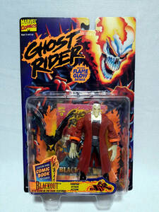 定形外可 トイビズ 1995年 ブラックアウト BLACKOUT *コミック付き 5in. GHOST RIDER ゴーストライダー TOYBIZ マーベル /パニッシャー