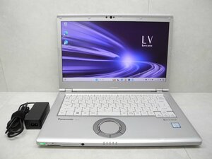 ☆1円☆第8世代☆CF-LV8RDHVS☆Core i5 1.60GHz/8GB/SSD256GB/累積4590/高解像度1920×1080/無線/カメラ/Office/Win11 DtoD領域☆