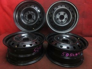 スチール ホイール 4本 ホンダ純正 15×6J 5穴 PCD 114.3 +50 ハブ径 64 ステップワゴン RG系 RK系 (SLJ)◆5082HL