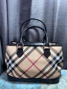 BURBERRY バーバリー ハンドバッグ トートバッグ チェック柄 1211D 