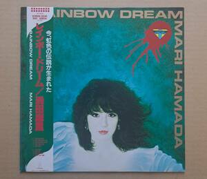 帯付LP◎浜田麻里『レインボー・ドリーム Rainbow Dream』ギター：松本孝弘 VIH-28204 invitation ビクター 1985年 4th ジャパメタ 和モノ