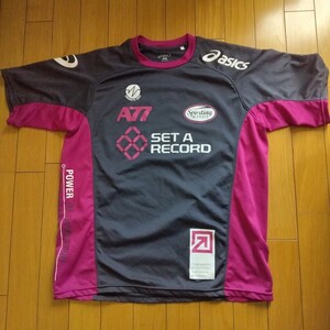 asics A77 アシックス　半袖Tシャツ　メンズL　A77　ランニング