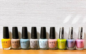 OPI ネイルポリッシュ　9本セット　レア　限定色 インフィニットシャイン