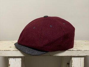 ★NEW/HUNTING/CASQUETTE/キャスハンチング/男女共用/帽子/キャスケット/ハンチング/アジャスター調節/ツートンカラー/アメカジ/新品未使用