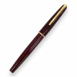 18K 70s MONTBLANC モンブラン 万年筆 文房具 筆記用具 マイスター ボルドー ビジネス 18金 K18 カートリッジ式