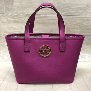 MICHAEL KORS マイケルコース レザー ハンドバッグ ミニバッグ レディース ピンク系 【021b9745】