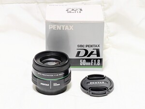 【送料無料】【美品】【中古】smc PENTAX DA 50mm F1.8 ペンタックス kマウント APS-C 単焦点 軽量 コンパクト