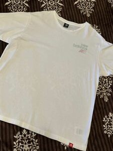 ニューバランス new balance 大人気お洒落ロゴプリント Tシャツ サイズXL 白ホワイト 綺麗な美品①