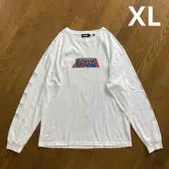 XLARGE 超大猩猩戦隊 ロンT XL 白 ゴレンジャー パロディー