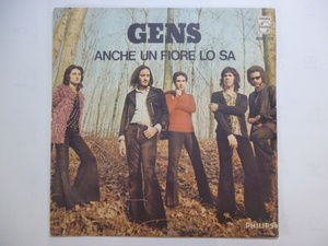 イタリアシングル ★Gens / Anche Un Fiore Lo Sa：Mellotron 両面メロトロンシングルの最高傑作1972年：Italian Progressive Rock I Pooh