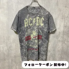 古着 used　ACDC TOUR　半袖バンドプリントTシャツ　タイダイ柄