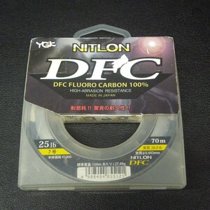 YGK NITLON DFC フロロカーボン100％ 7号 25lb 日本製 ※残量不明※在庫品(3h0409)※クリックポスト