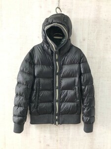 ■MONCLER モンクレール 国内正規品 CESAR セザール ダウンジャケット ダウンパーカ サイズ0 ブラック ロゴワッペン付