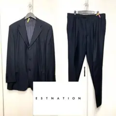 【美品】 ESTNATION セットアップ スーツ イタリア製