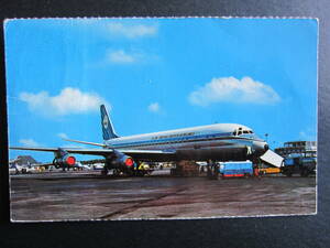 KLMオランダ航空■KLM ROYAL DUTCH AIRLINES■スキポール空港■1963年■絵葉書（USED）