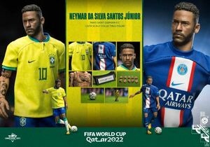 新品未開封 Competitive Toys COM003 ネイマール 1/6 Neymar da Silva Santos Jnior (検ホットトイズ ENTERBAY メディコム メディコス)