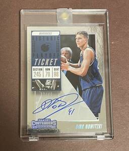 2018-19 Panini Contenders Basketball Historic Rookie Playoff Ticket Dirk Nowitzki /49 NBAカード