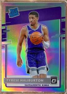 2020-21 Panini Donruss Optic Tyrese Halibuton holo prizm タイリース・ハリバートン