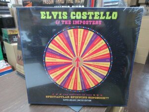 角7｜新品未開封！★CD+DVD+10inchLIMITED BOX★ELVIS COSTELLO & THE IMPOSTERS（コステロ）｜RETURN OF THE SPECTACULAR SPINNING」