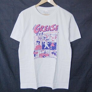 未使用　グリースGREASE■ミュージカル 『GREASE』 Tシャツ ロゴプリント■M■ホワイト ※IW4510165