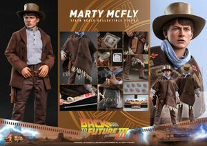 新品未開封 ホットトイズ MMS616 バック・トゥ・ザ・フューチャー マーティ・マクフライ Marty McFly 1/6フィギュア back to the future