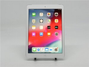 【Apple】iPad Air A1475 WiFiモデル 容量16GB シルバー AU判定〇　バッテリー78％　初期化済完動品　本体のみ　送料無料