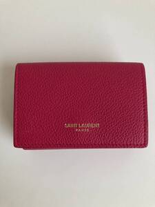 SAINT　LAURENT　PARIS 三つ折り財布　