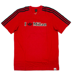 国内正規品 新品未使用 ADIDAS ORIGINALS 【AC ミラン】 I LOVE MILAN Tシャツ アディダス イタリア セリアA AC MILAN SS TEE