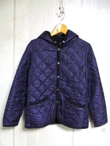 e971　ザ スモックショップ　THE SMOCK SHOP　キルティングジャケット　S　紫系　92