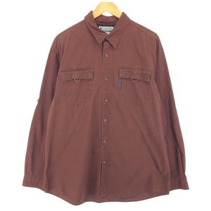 古着 コロンビア Columbia PFG 長袖 フィッシングシャツ メンズL相当 /eaa470338