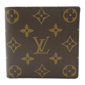 ルイ・ヴィトン ポルトフォイユ・マルコ 二つ折財布 ブランドオフ LOUIS VUITTON 二つ折り財布 モノグラム 中古 メンズ レディース