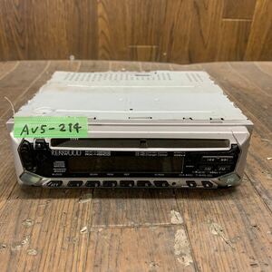 AV5-214 激安 カーステレオ CDプレーヤー KENWOOD RX-491CD 30601165 CD FM/AM 通電未確認 ジャンク