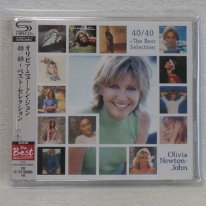 ＜新品同様＞　オリビア・ニュートン・ジョン　／　40/40　～ベスト・セレクション　（CD2枚組　SHM-CD仕様）　帯付　　国内正規セル版