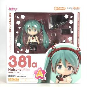 □中古品□ グッドスマイルカンパニー フィギュア ねんどろいど 初音ミク セーラー服Ver. 「グッスマくじ 初音ミク 2014 Spring Ver.」 A賞