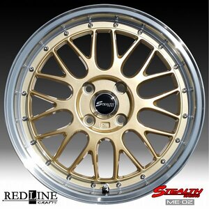 ■ 新製品, ステルスレーシング ME02 ■ スペシャルサイズ,軽四用 16in/幅広リム6.0J　Hankook 165/45R16 タイヤ付4本セット