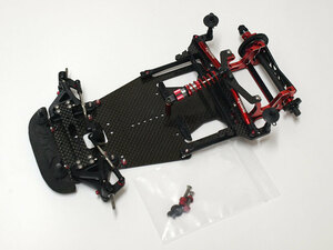 【M1517】CRC 1/12 RC レーシングカー キット 中古品（RC ラジコン RACING 希少 CK25 レッド 京商）