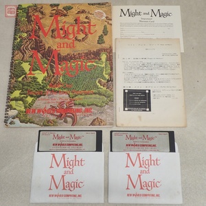 動作保証品 Apple II 5インチFD Might and Magic Book One Secret of the Inner Sanctum 取説付【20