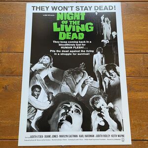 ポスター『ナイト・オブ・ザ・リビングデッド』（Night of the Living Dead 1968）海外版★ジョージ・A・ロメロ/ゾンビ