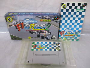 SFC ニチブツ スーパーエフワンサーカス２ 通電未確認/箱・説明書 Super F1 CIRCUS 2 スーパーファミコン ソフト