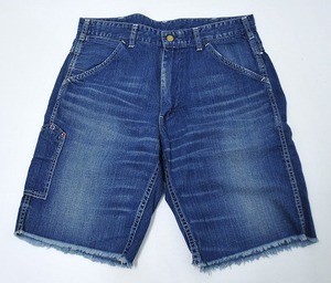 BLUE BLUE ブルーブルー ライトデニム UDワークショーツ 1 CUT OFF DENIM PAINTER SHORTS PANTS ペインター WORK ワーク カットオフ