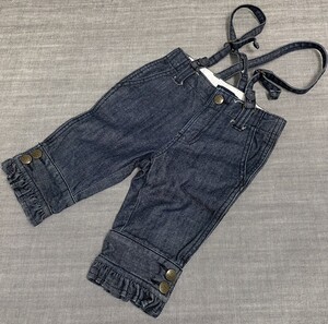 【babygap　90cm】サスペンダー付パンツ　#23645