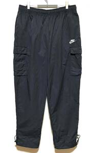 NIKE NSW CE WVN PANTS（XL）黒 ナイキ ウーブン カーゴ パンツ ロンパン 軍パン イージー コットンツイル ナイロン