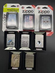 G035. ZIPPOジッポーオイルライター 喫煙具 火花確認 8点