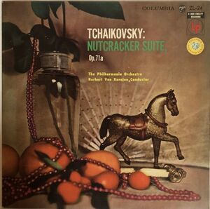 10inch TCHAIKOVSKY - 胡桃割人形 / フィルハーモニー管弦楽団 / ヘルベルト・フォン・カラヤン / ZL-24 / JPN