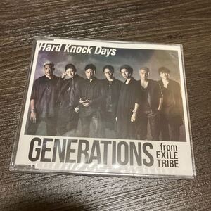 音楽CD 新品 未開封 GENERATIONS from EXILE TRIBE 9thシングル Hard Knock Days エイベックス RZC1-59952