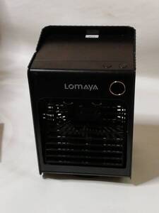 【中古美品】LOMAYA 卓上 多機能冷風扇 冷風機 F855 ブラック 黒 動作確認済み 